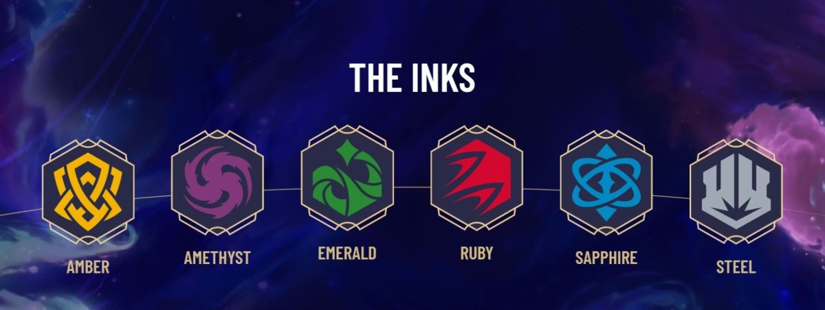 All ink types in Disney Lorcana